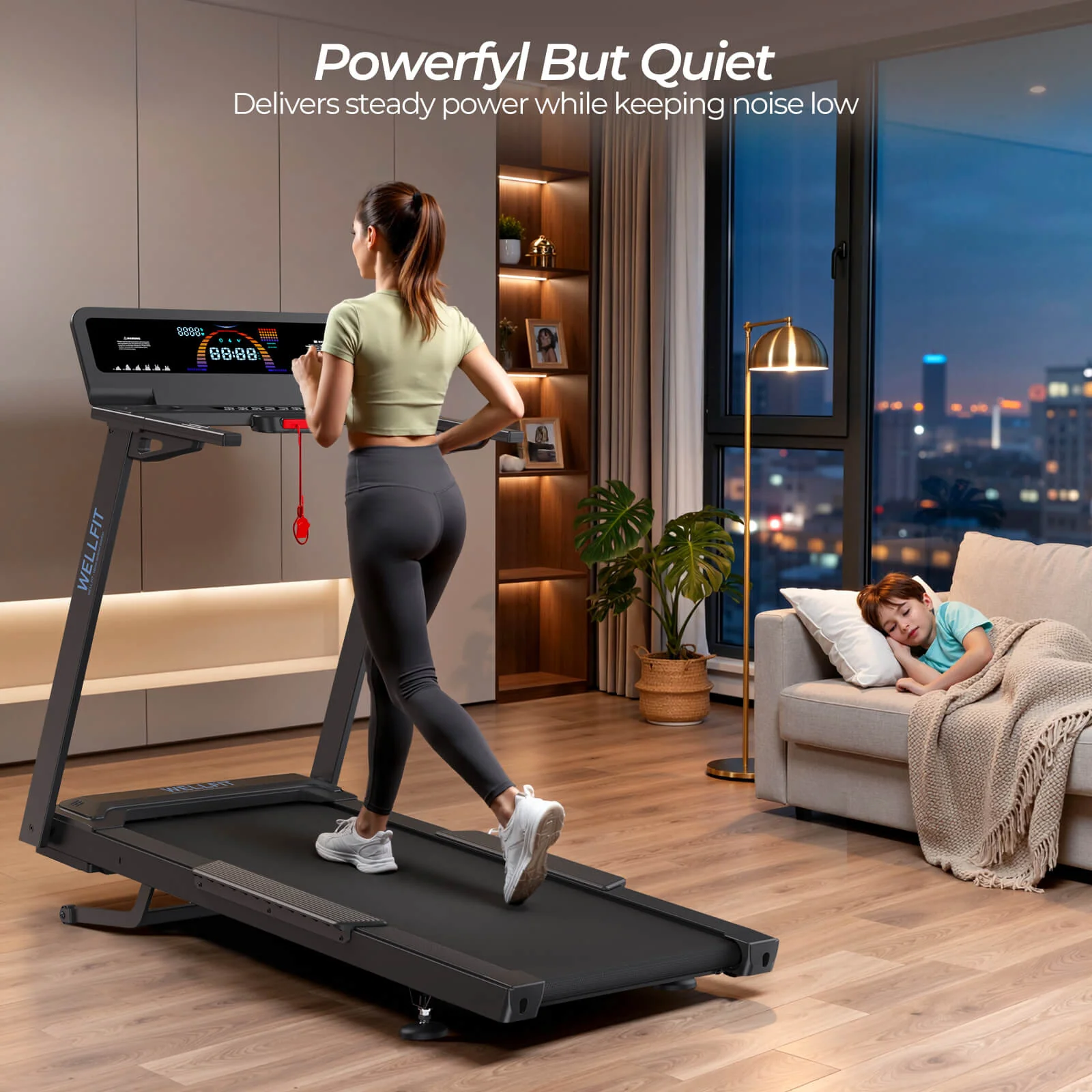2026 TM029 Pro Heavy Duty Treadmill With 15% Auto Incline - Image 13
