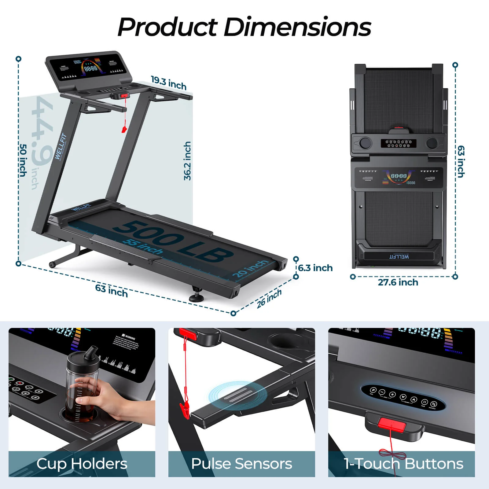 2026 TM029 Pro Heavy Duty Treadmill With 15% Auto Incline - Image 23