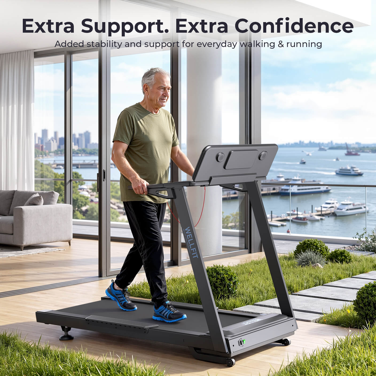 2026 TM029 Pro Heavy Duty Treadmill With 15% Auto Incline - Image 8