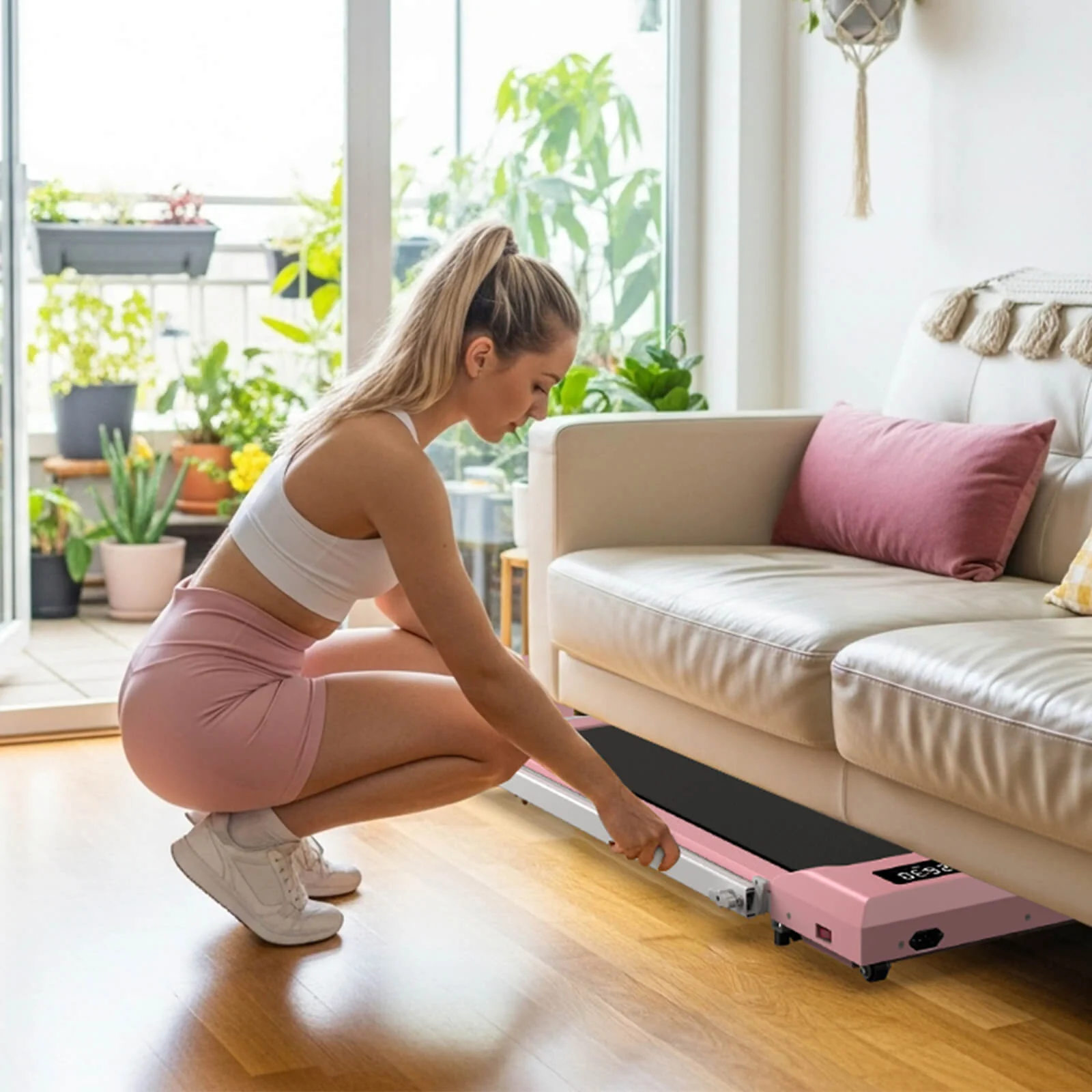 TM034 Folding Treadmill With 10% Incline - Image 15