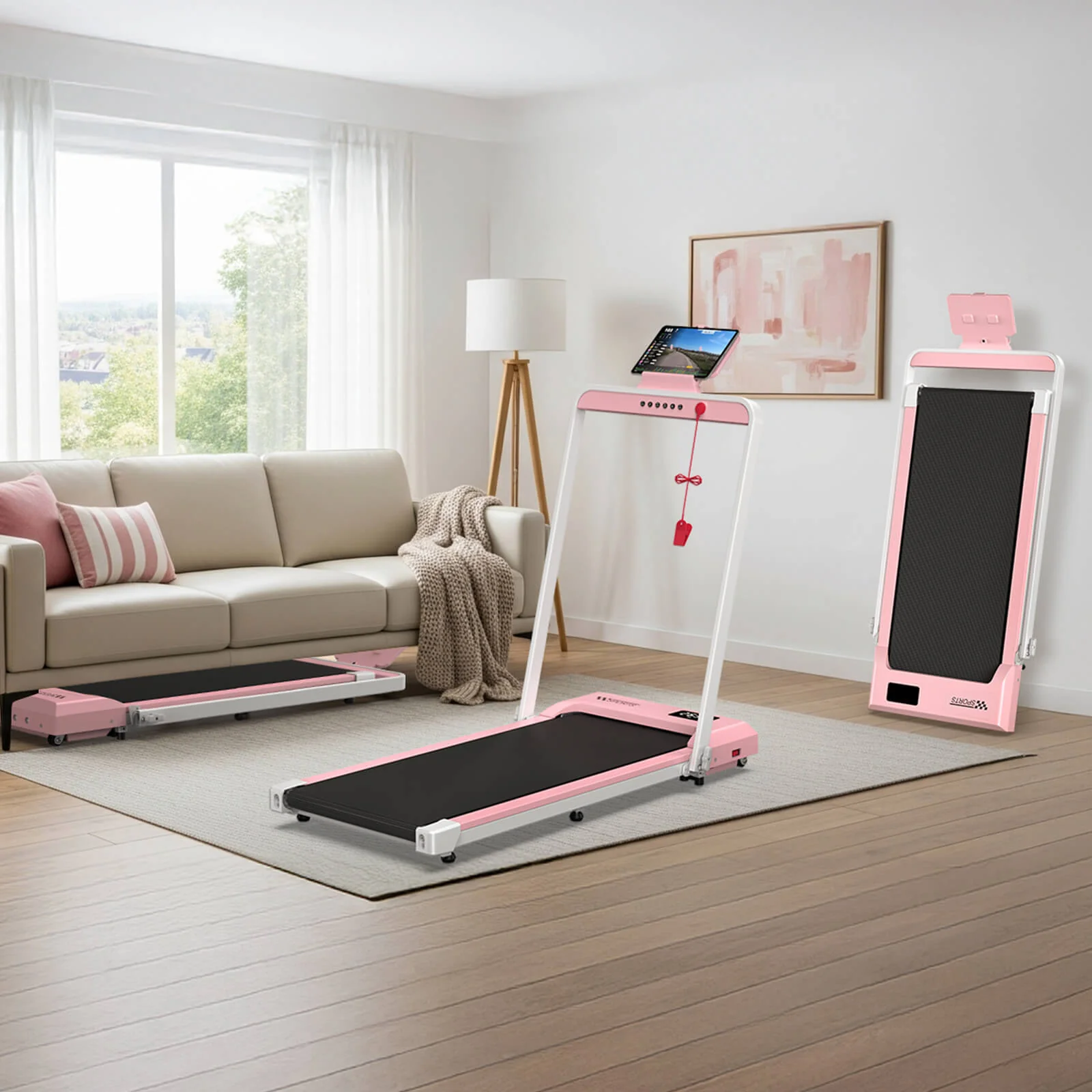 TM034 Folding Treadmill With 10% Incline - Image 17