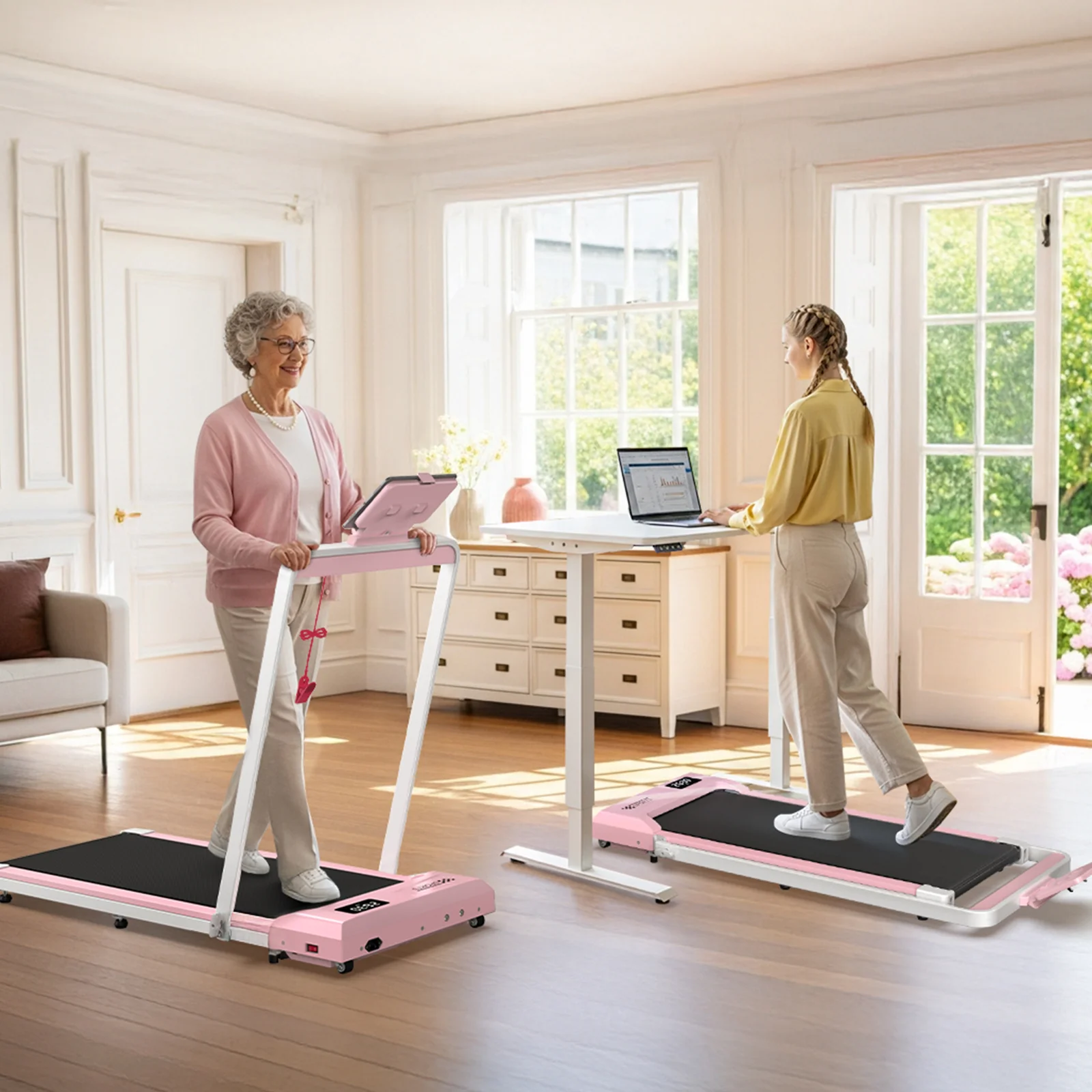 TM034 Folding Treadmill With 10% Incline - Image 9