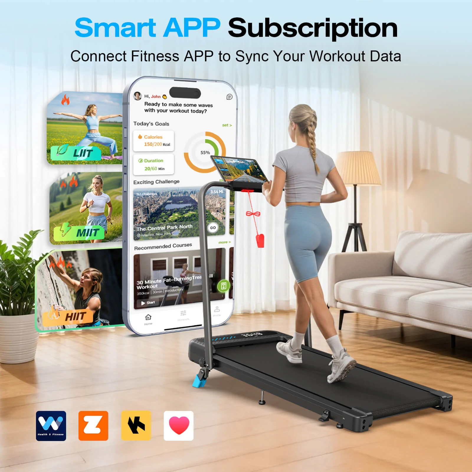 [Best Seller]TM037  Folding Treadmill With Incline 320LBS Capacity - Image 4