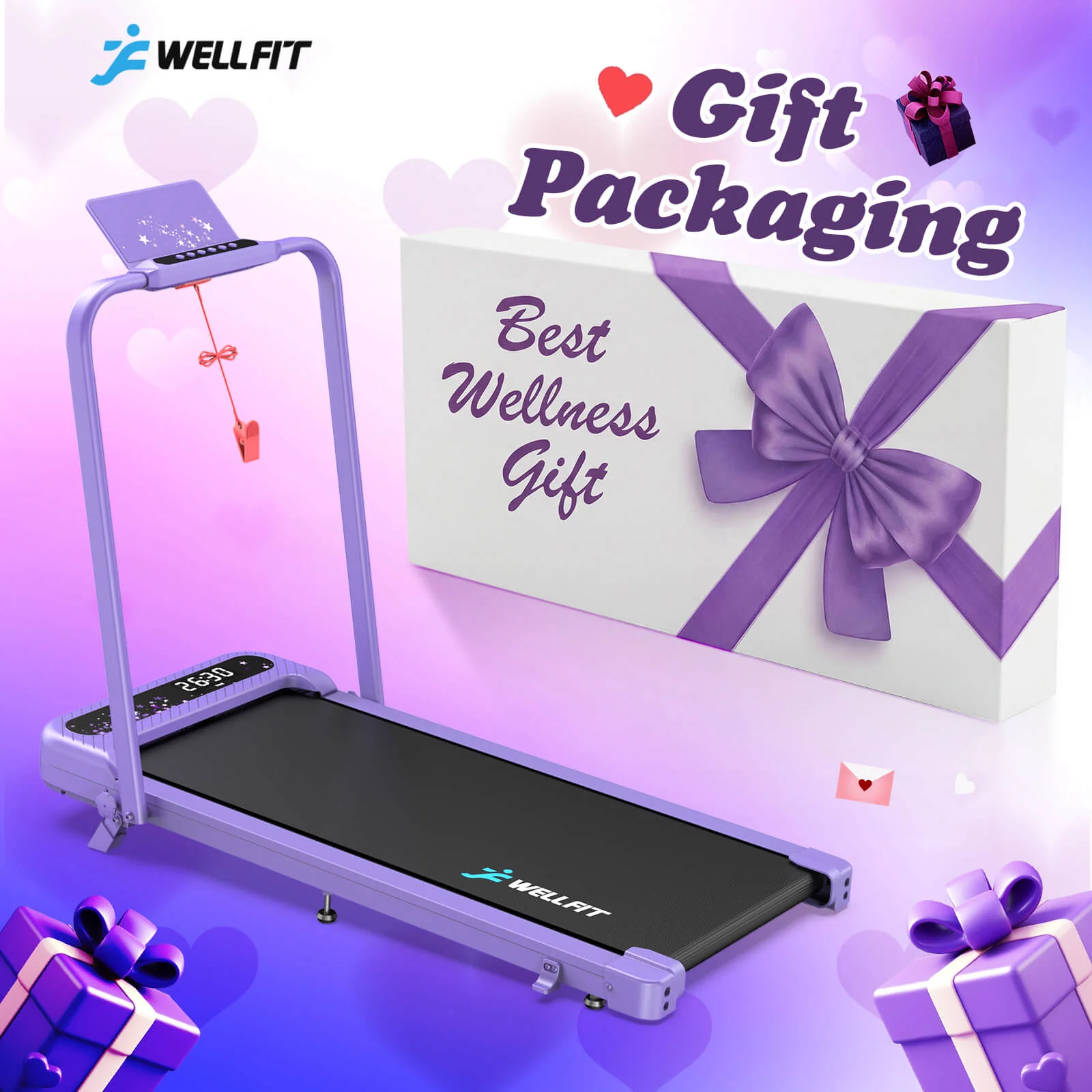[Limited Gift Edition] Fold Flat Treadmill With Gift Package - Image 5