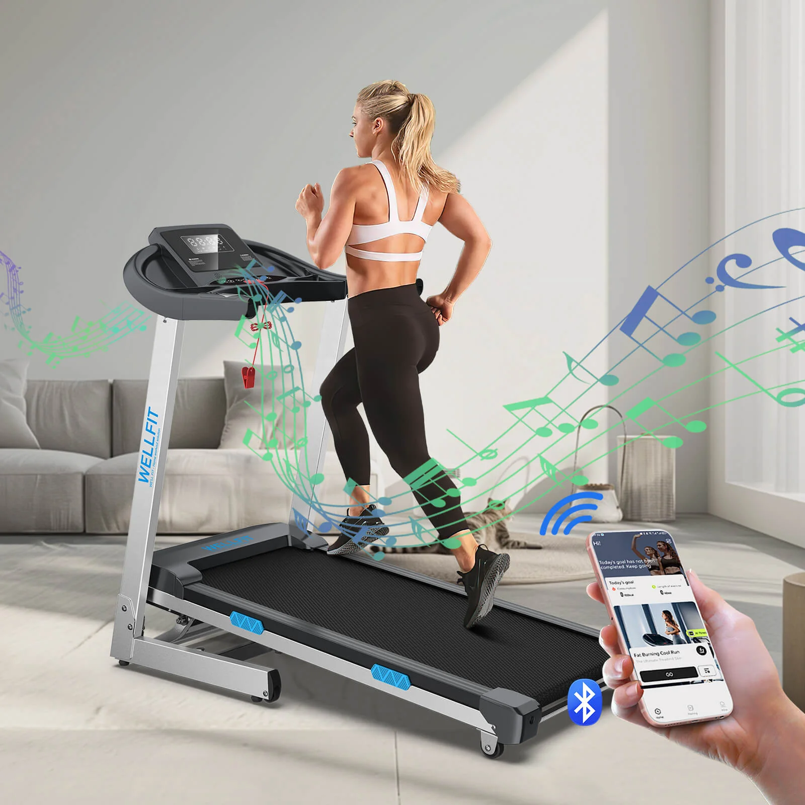[2026]TM007 Foldable Auto 15% Incline Treadmill 400 LBS Capacity - Image 24